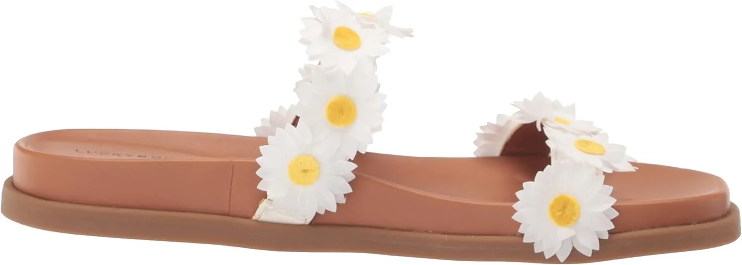 Lucky Brand Women's Pallyon Daisy Slide Sandal