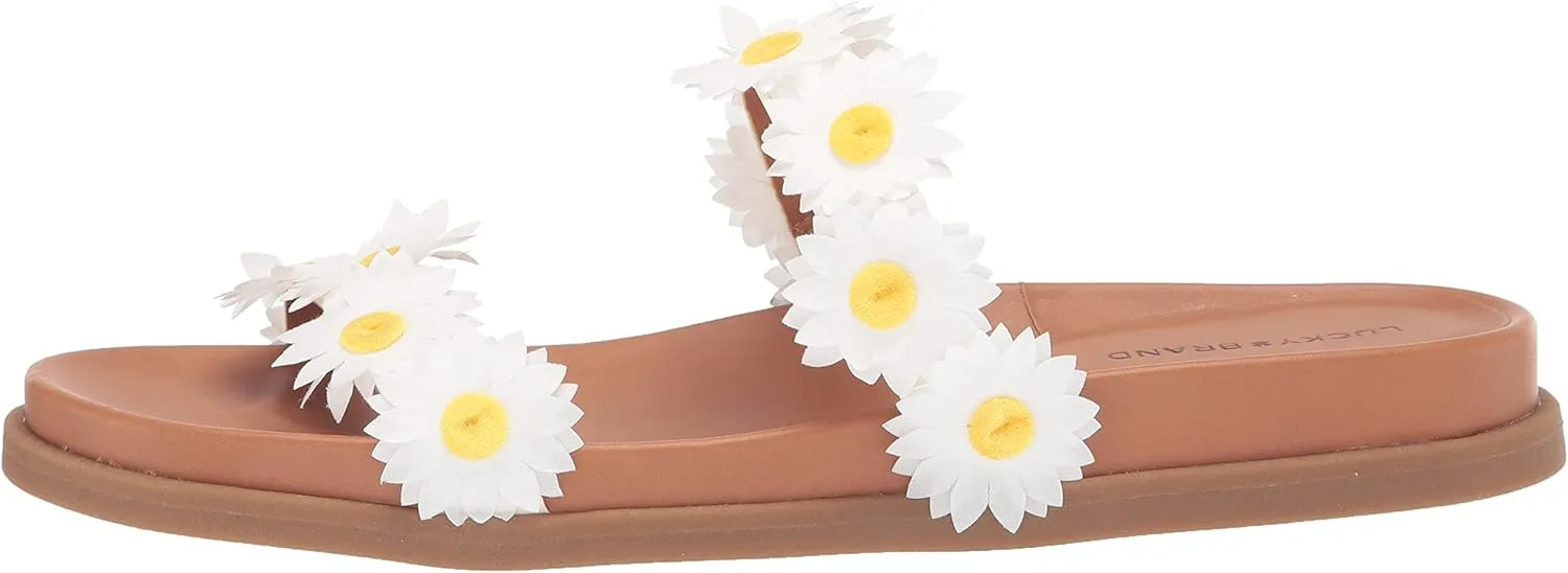 Lucky Brand Women's Pallyon Daisy Slide Sandal