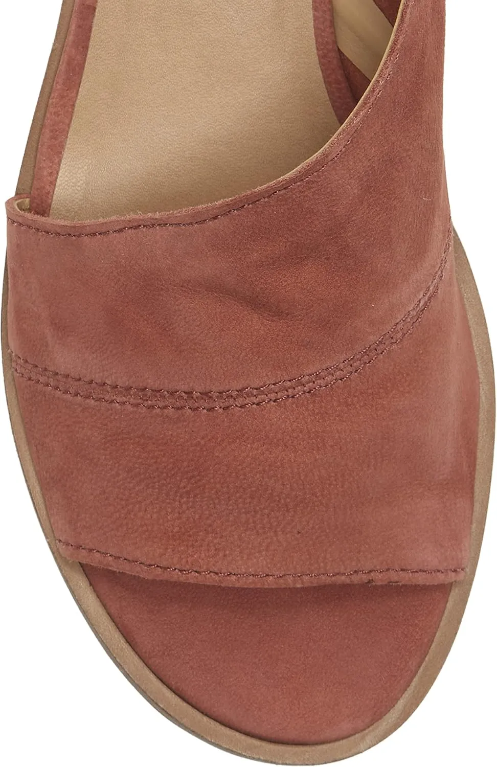Lucky Brand Women's Serkie Open Toe Slip on Sandal Heeled