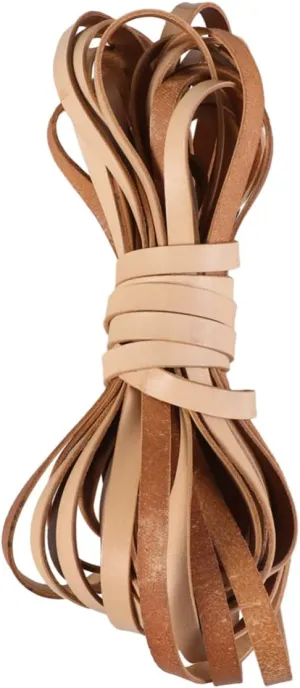 M Cowhide Ropes Flat Leather Cords Mm Wide Mm Thick Stretch for DIY Jewelry
