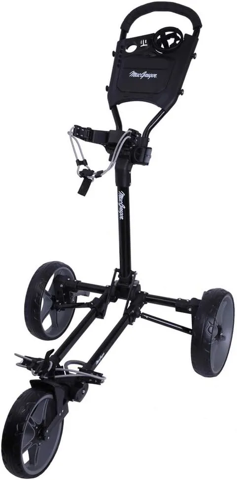 MacGregor Golf Flat Fold 3 Wheel Golf Cart - Folds Completely Flat