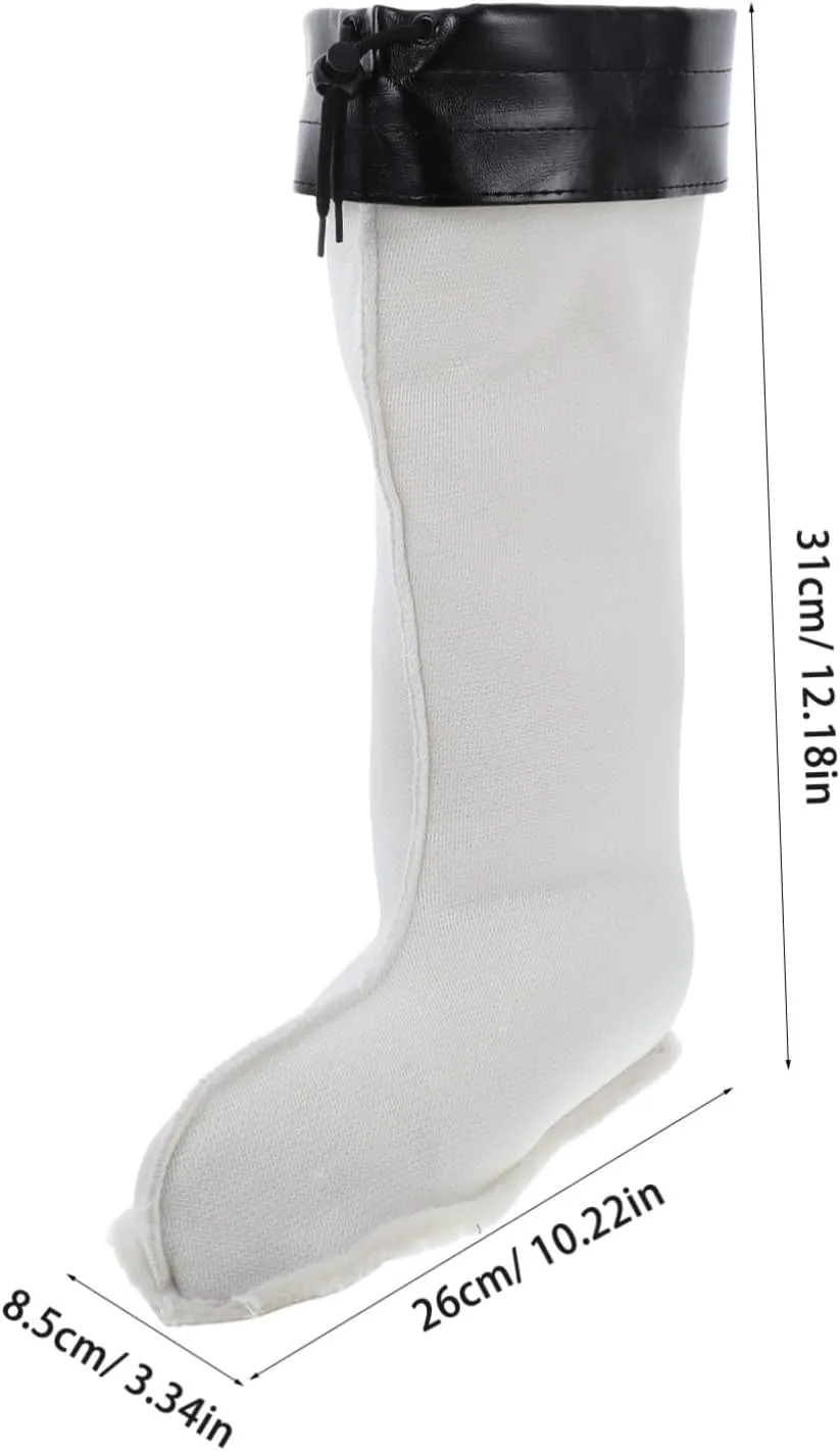 MAGICLULU Tall Rain Boots Liners Warm Fleece Liners for Men's Shoes Boot Inserts for Winter Hiking
