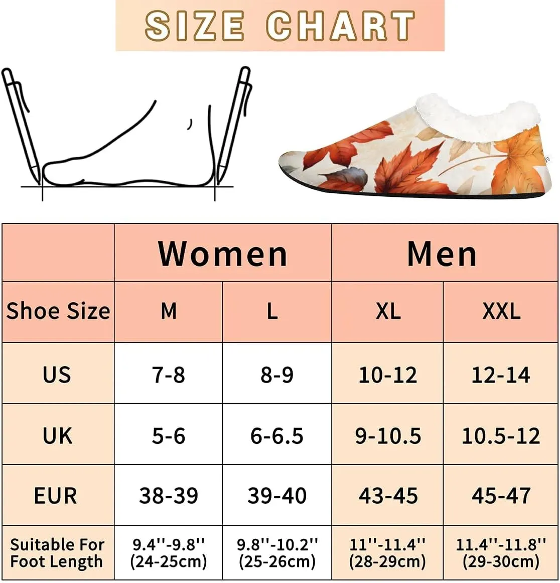 Maple Leaves Rustic Soft Home Slippers for Women Lightweight Men's House Shoes Women's Slippers