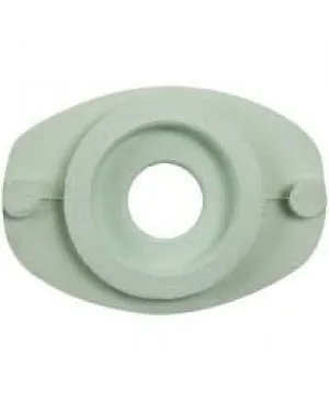Marlen GN-50 Oval Flat All-Flexible Mounting Ring Faceplate, Green Neoprene Rubber, 3-3/4 inch x 2-3/4 inch, Specify Hole Size, One Ring