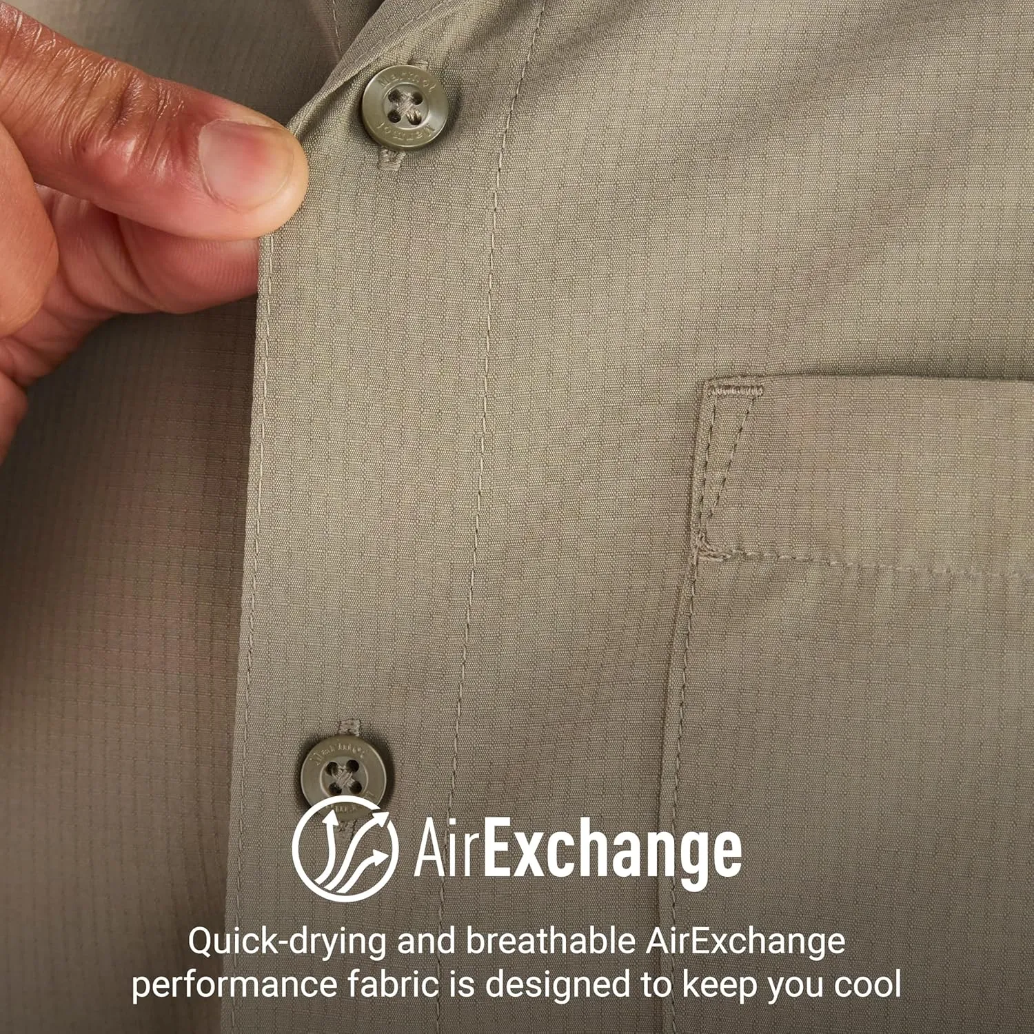 MARMOT Men's Aerobora Long Sleeve Button-Down Shirt - Lightweight, Packable, Quick-Drying UPF Protection