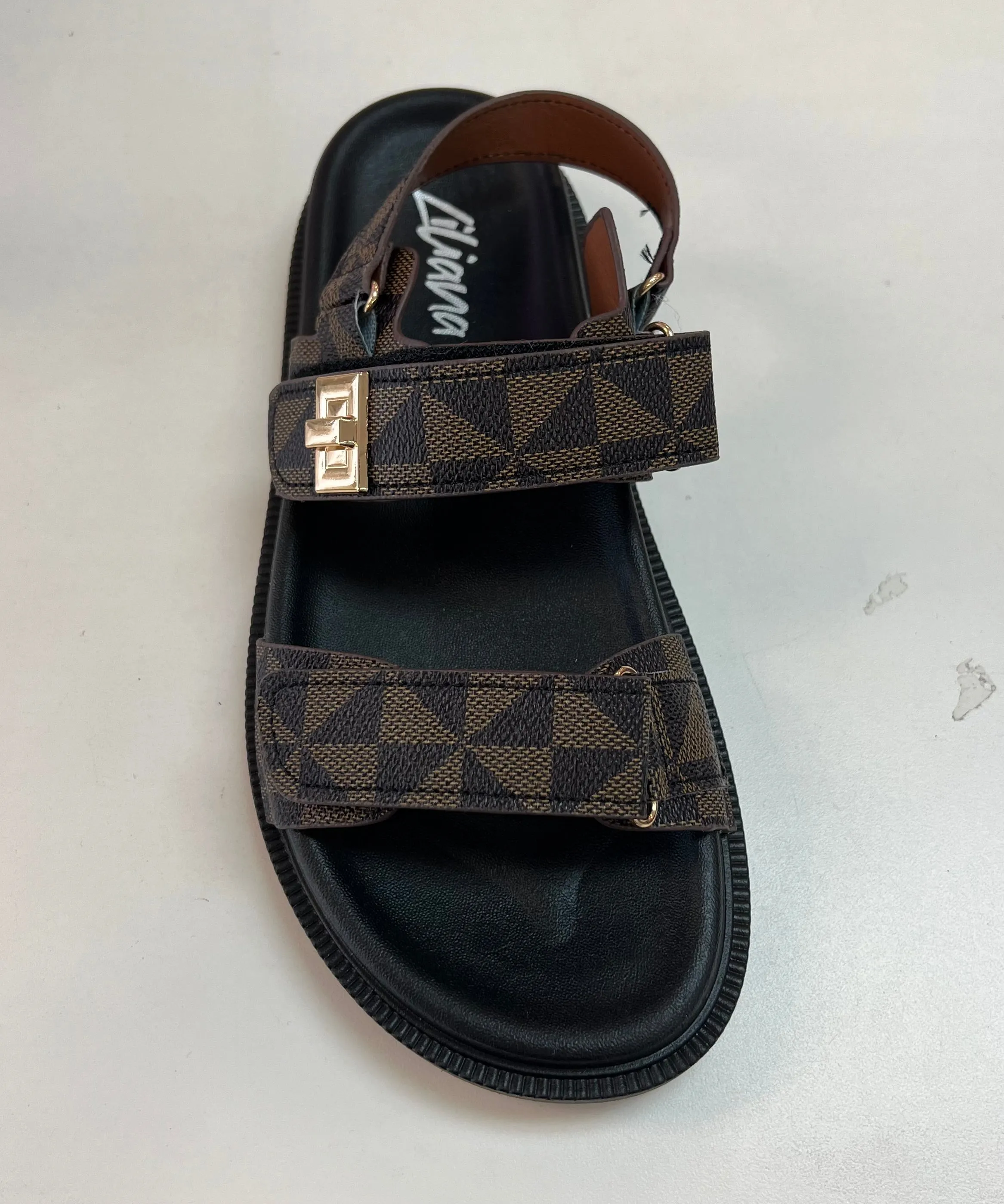 MEGHANA-1 Brown Print