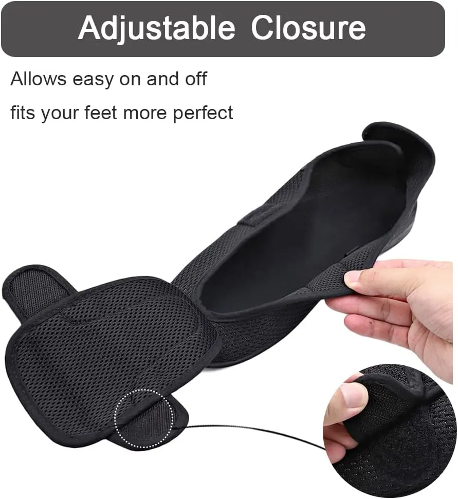 MEJORMEN Mens Diabetic Slippers Edema Shoes with Adjustable Closures Extra Wide Width House Diabetes Strap Footwear Easy On Off for Swollen Feet Elderly Father Indoor