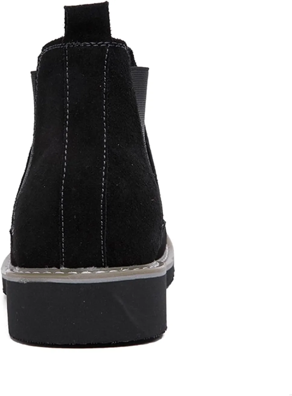 Men’s and Women’s Height Increasing Chelsea Boots - 2.36 Inches Taller, Suede Leather Slip-On Elevator Ankle Boots, Comfortable Formal and Casual Shoes