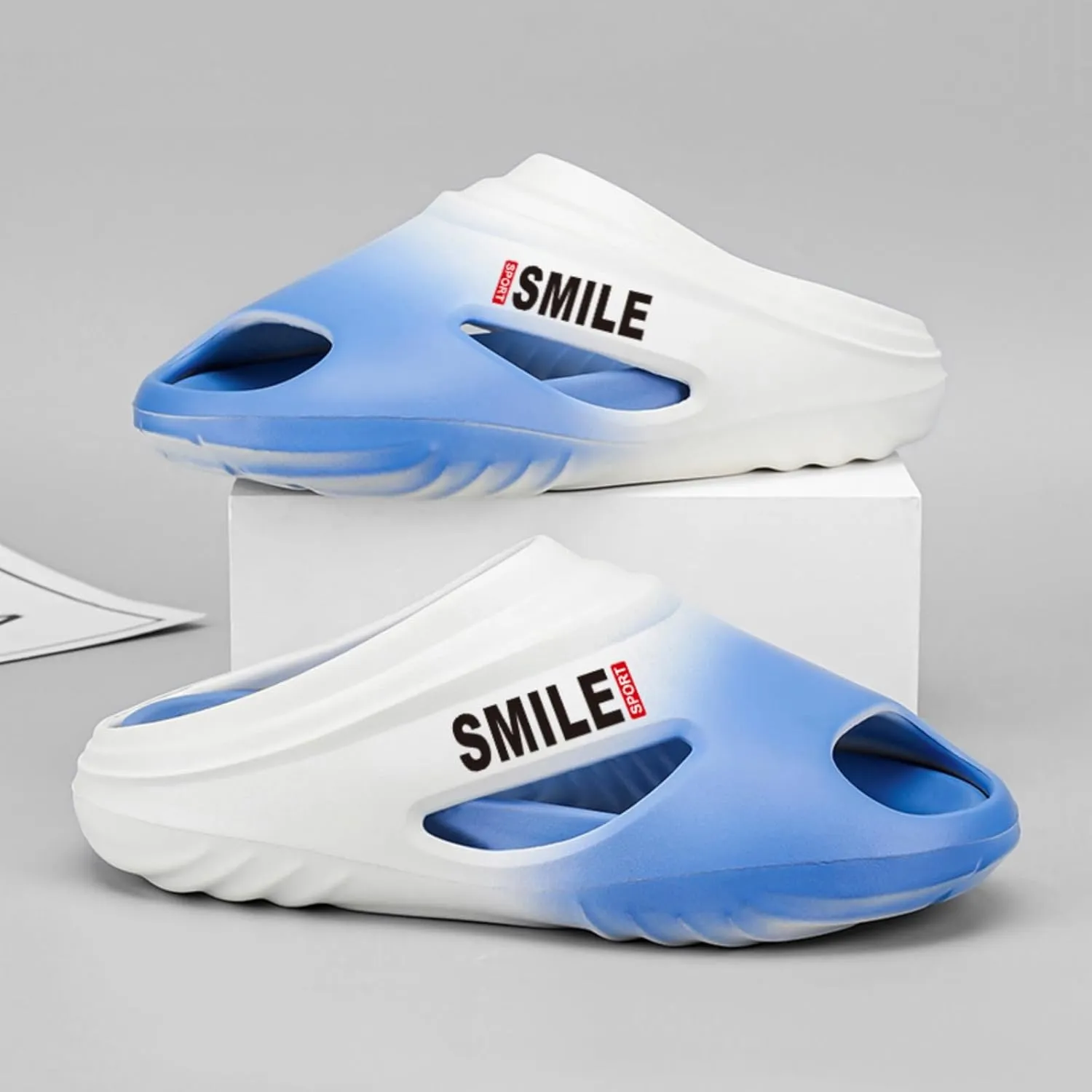 Men's Chunky - Soled Clogs Garden Shoes, Lightweight Slip - On Slippers. Ideal for Outdoor Walking and Summer Beach outings.