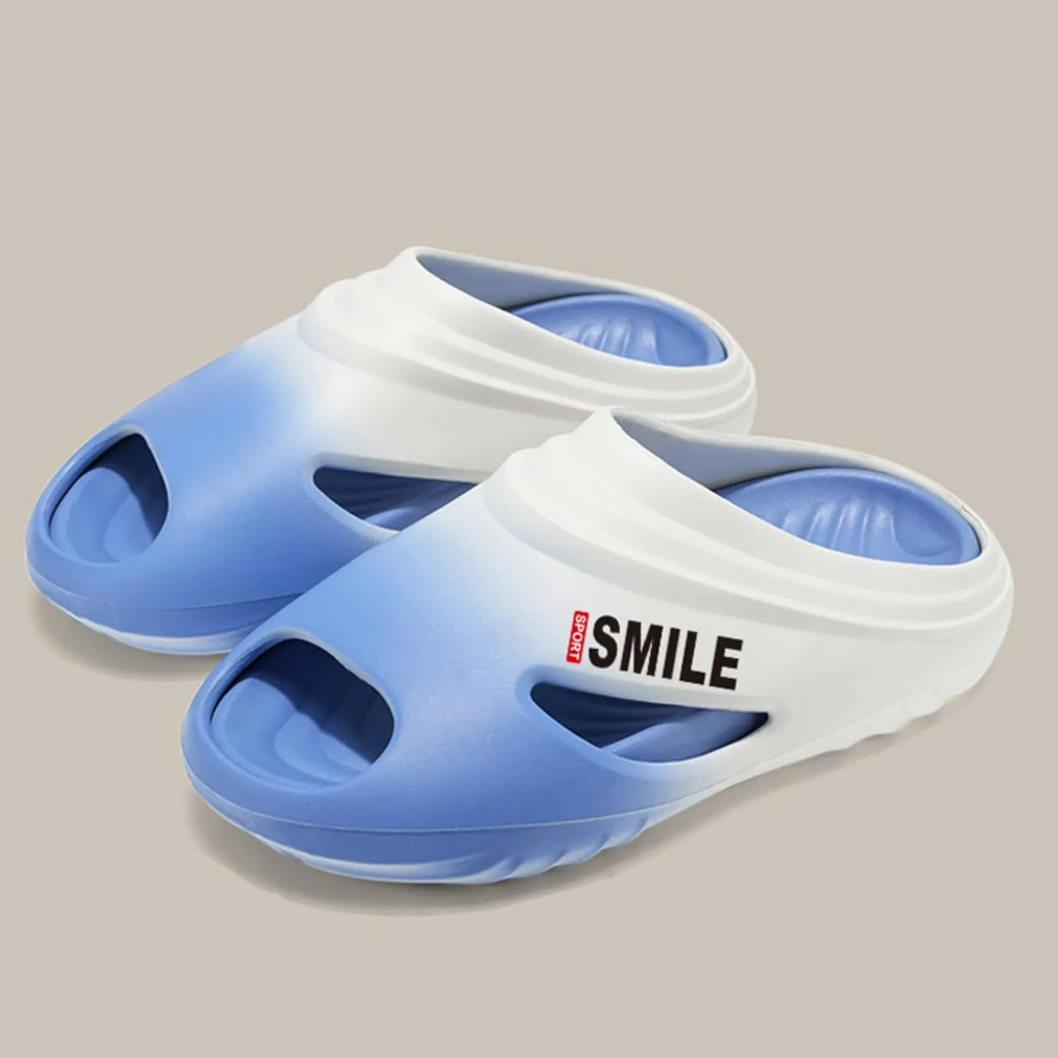 Men's Chunky - Soled Clogs Garden Shoes, Lightweight Slip - On Slippers. Ideal for Outdoor Walking and Summer Beach outings.