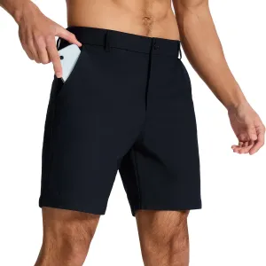 Men's Classic Fit 7/9/11 Inch Golf Shorts Lightweight Long Stretch Hiking Short with 4 Pockets for Casual Work