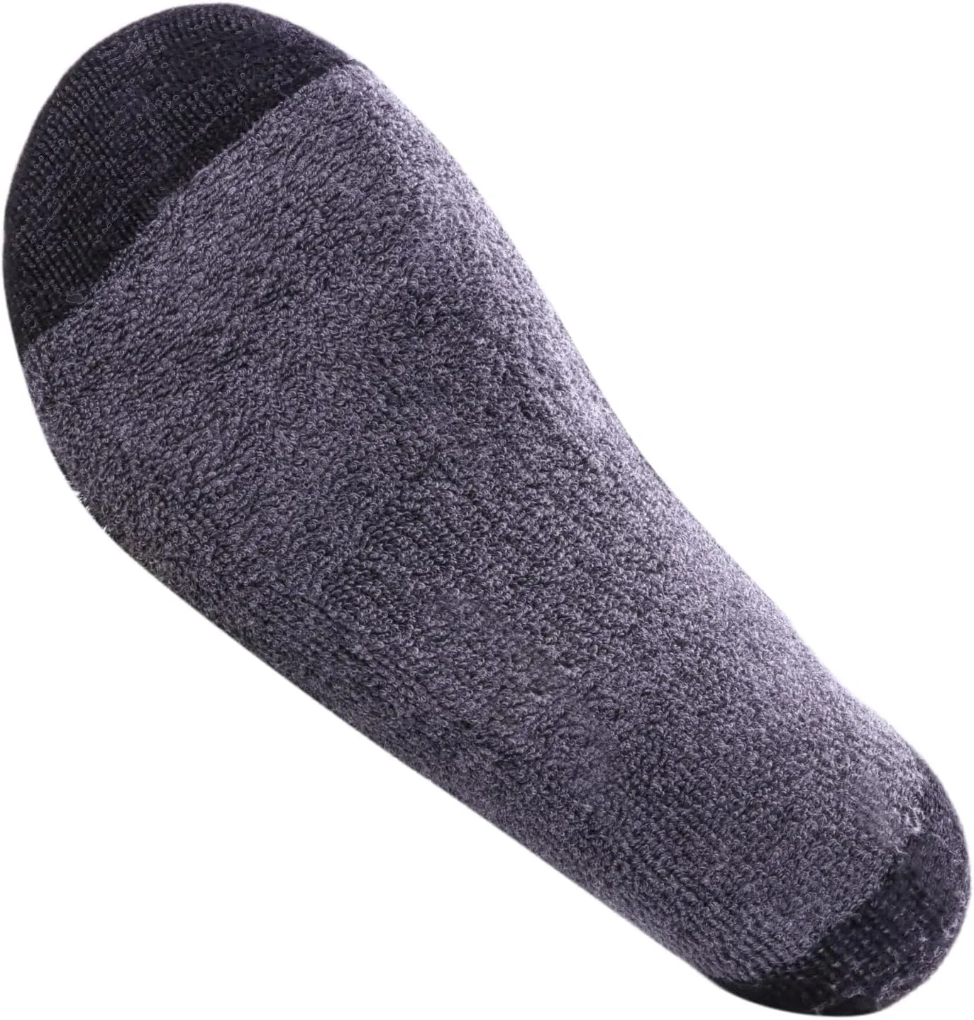 Mens Cushioned Crew Socks Moisture Wicking Work Socks Breathabel Cotton Casual Mens Socks for Men 6-13, 5 Pairs