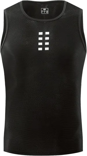 Mens Cycling Jacket Vest, Reflective Logo, Moisture Wicking and Breathable for Biking, Running, Outdoor Sports