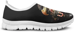 Men's Fashion Casual Loafers - Lightweight White Shoes, White Rubber Non-Slip Sole, Business Travel Walking Shoes