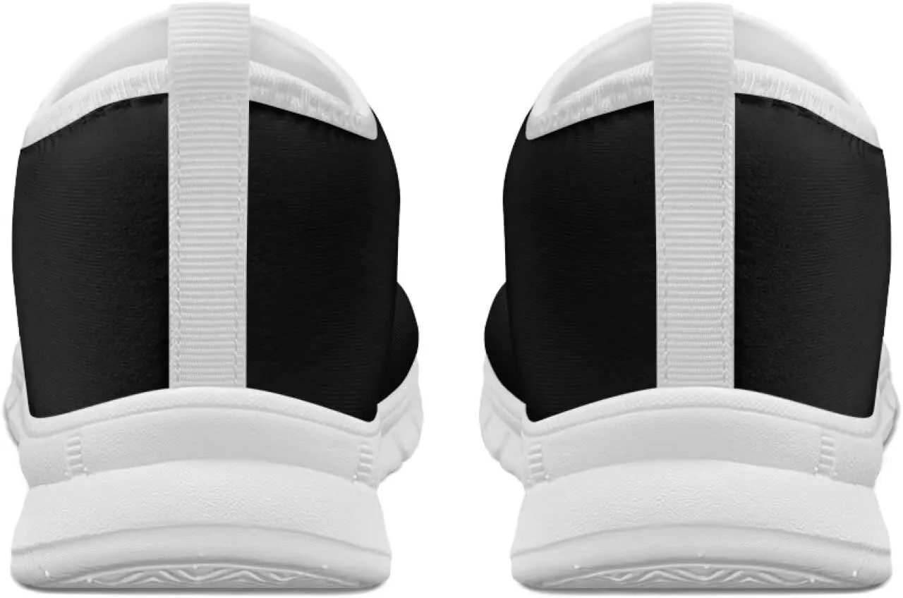 Men's Fashion Casual Loafers - Lightweight White Shoes, White Rubber Non-Slip Sole, Business Travel Walking Shoes