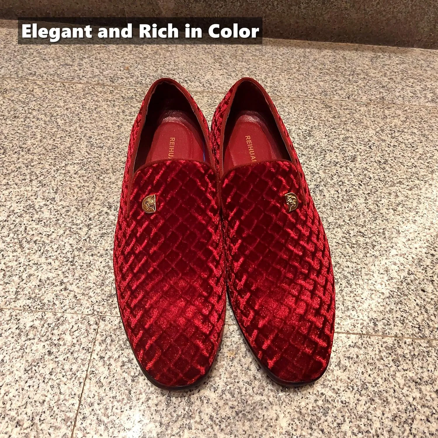 Men's Penny Slip-on Velvet Loafer Suede Dress Shoes Designer Smoking Slipper Prom Wedding Shoes