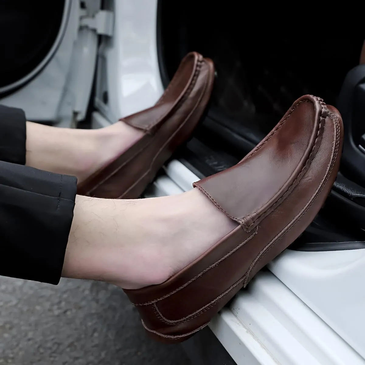 Men's Shoes Driving Moccasins Loafers Slip on Loafer Shoes for Men Comfortable Flats Casual Shoes Soft Sneakers