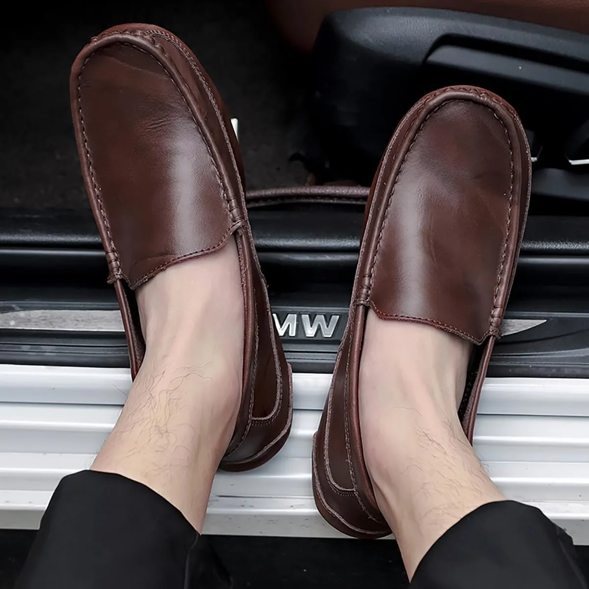 Men's Shoes Driving Moccasins Loafers Slip on Loafer Shoes for Men Comfortable Flats Casual Shoes Soft Sneakers