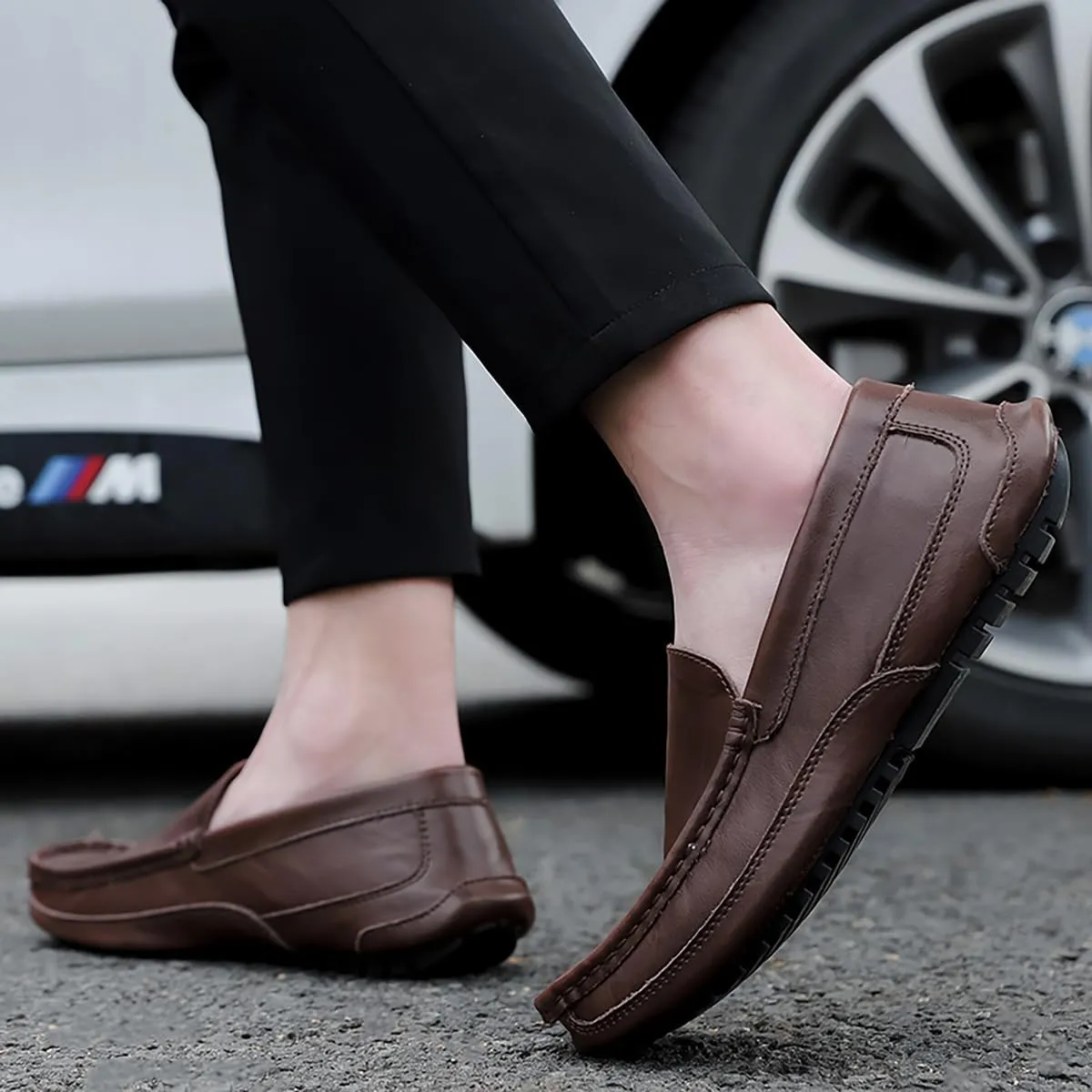 Men's Shoes Driving Moccasins Loafers Slip on Loafer Shoes for Men Comfortable Flats Casual Shoes Soft Sneakers