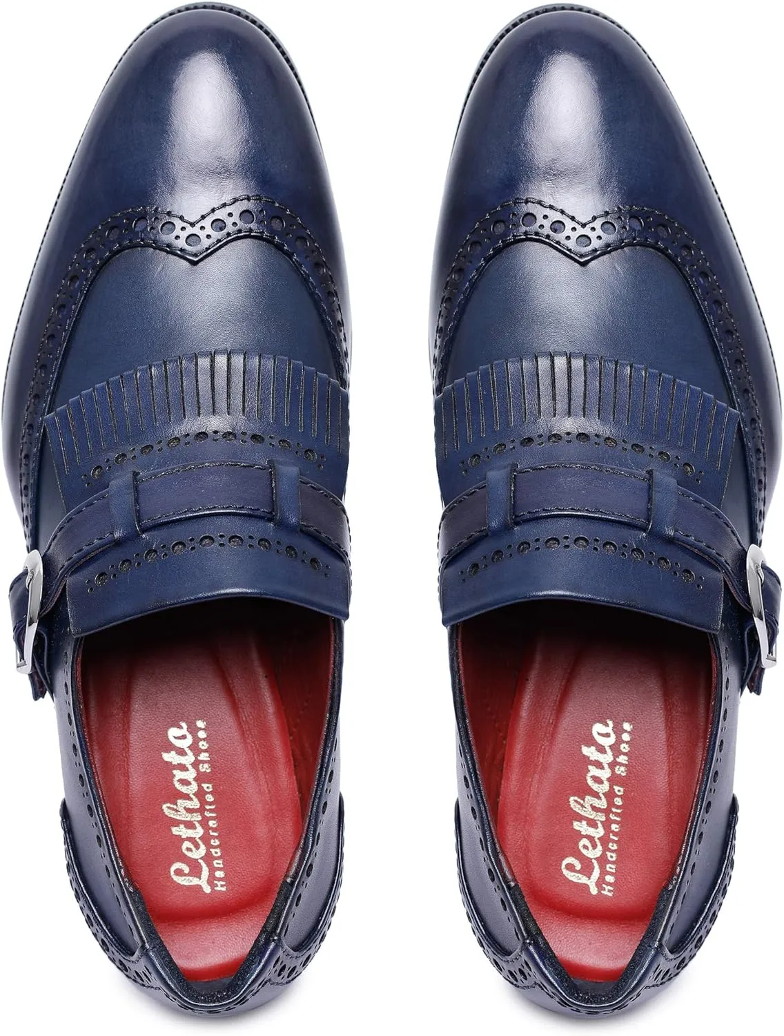 Men's Wingtip Brogue Kiltie Monk Strap Loafer Dress Shoes