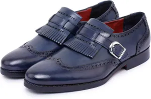 Men's Wingtip Brogue Kiltie Monk Strap Loafer Dress Shoes
