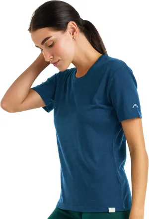Merino.tech Merino Wool Shirt Women - 100% Merino Wool Base Layer Women Short Sleeve Tee