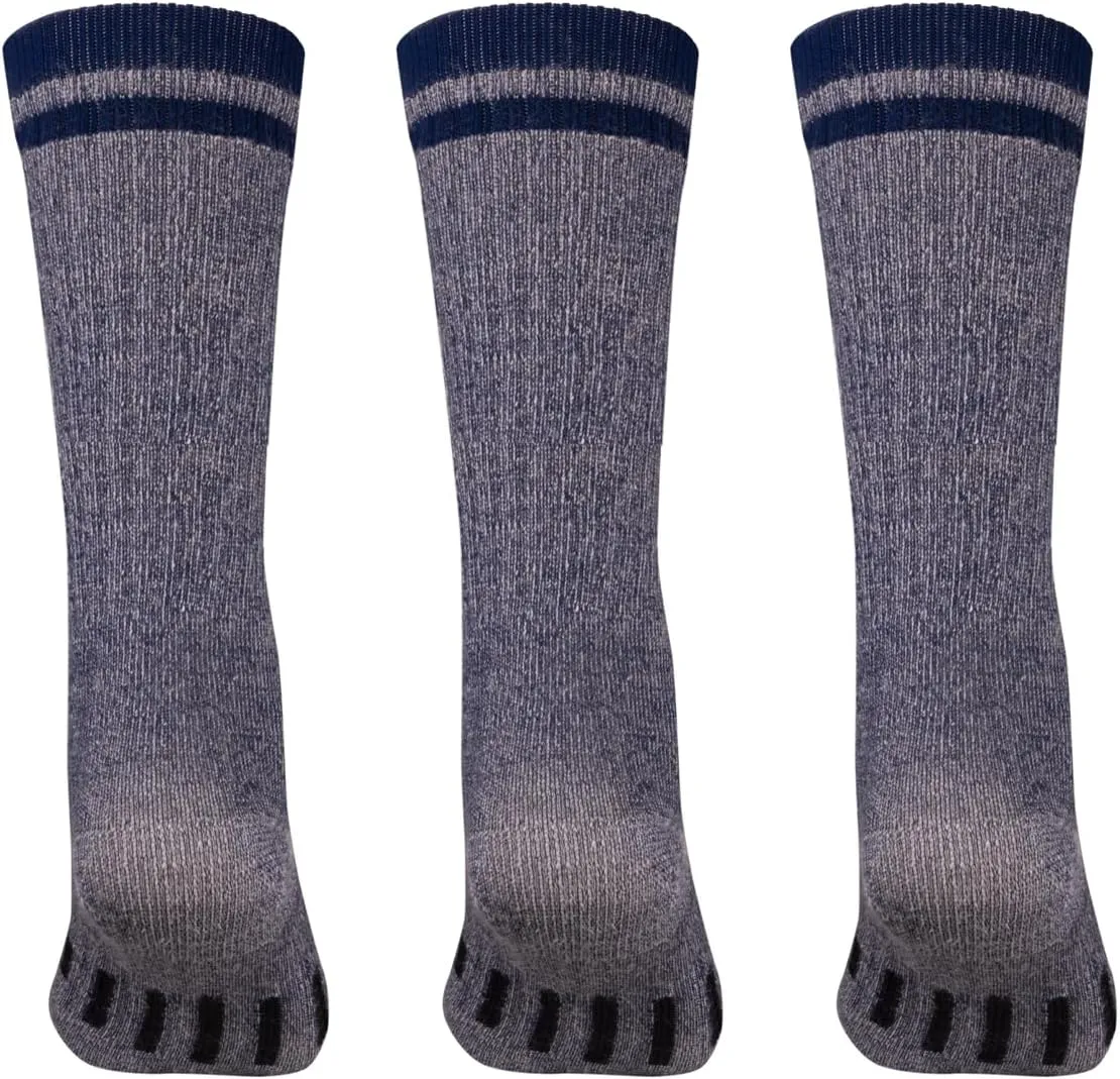MERIWOOL Merino Wool Hiking Socks for Men and Women – 3 Pairs Midweight Cushioned – Warm n Breathable