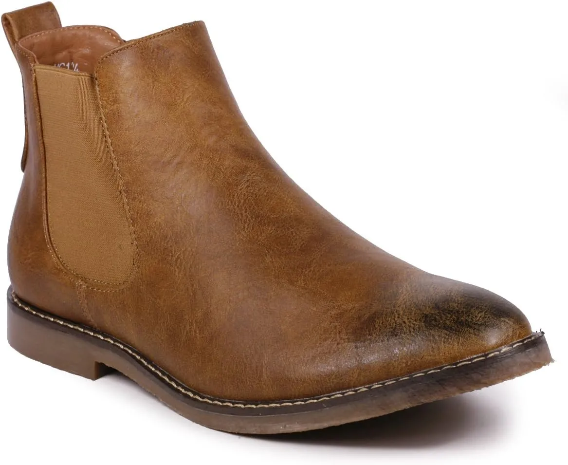 Metrocharm MC124 Men's Formal Dress Casual Ankle Chelsea Boot