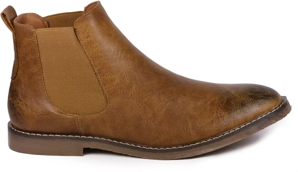 Metrocharm MC124 Men's Formal Dress Casual Ankle Chelsea Boot
