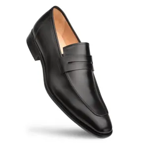 Mezlan Calfskin E20243 Black Genuine Penny Loafers