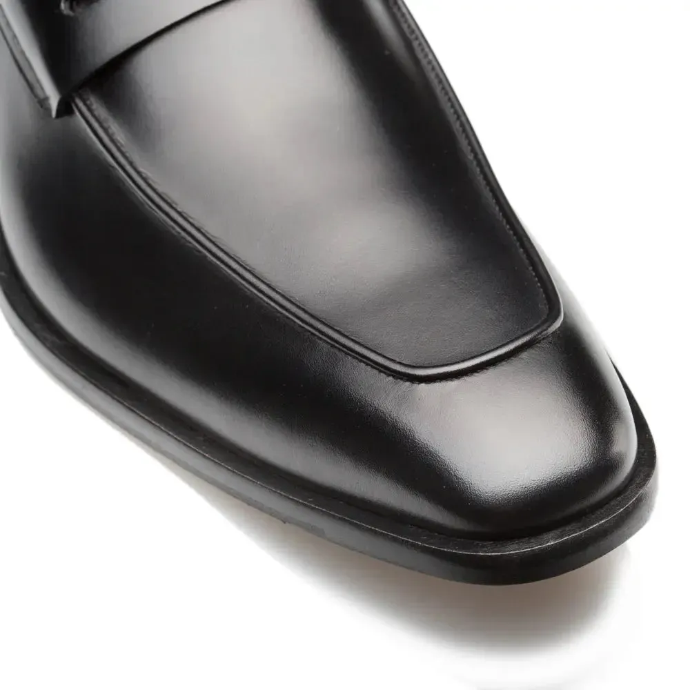 Mezlan Calfskin E20243 Black Genuine Penny Loafers