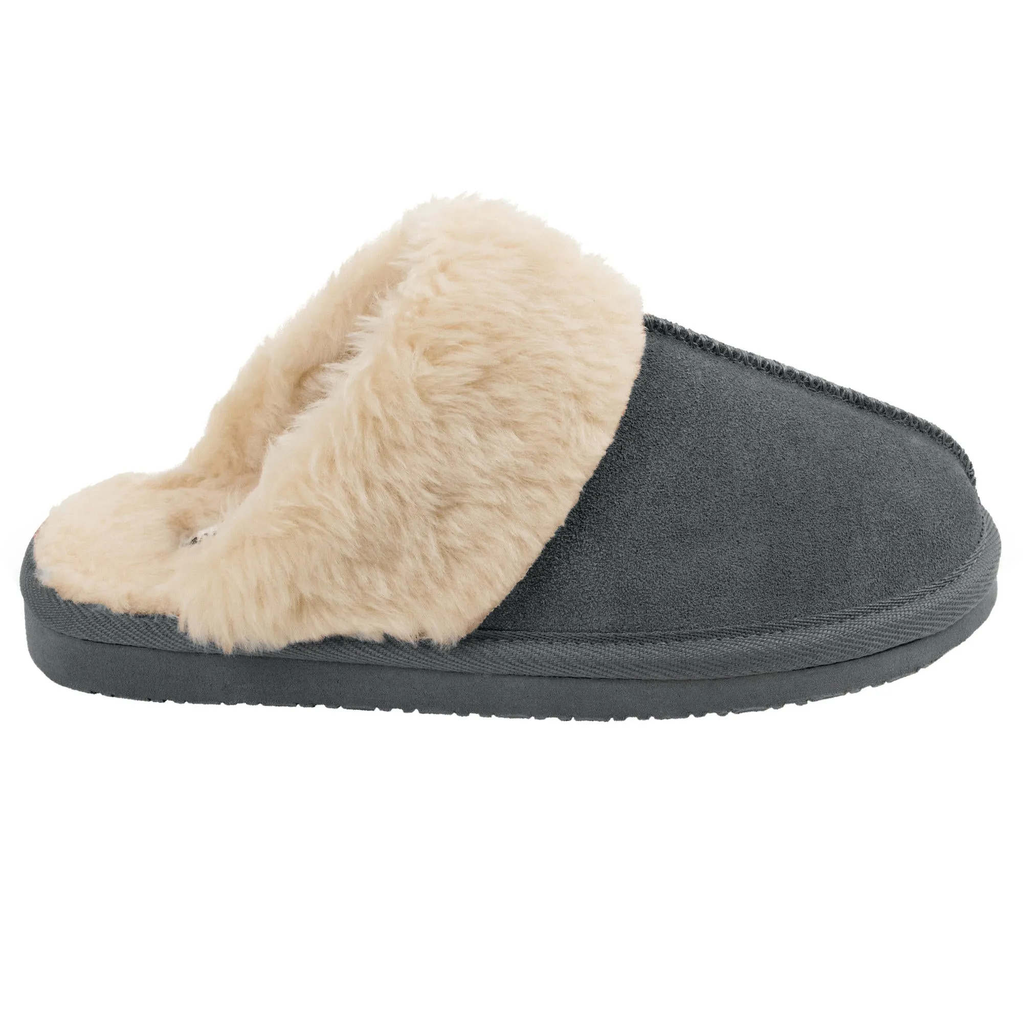 Minnetonka Women's Chesney Charcoal Slipper
