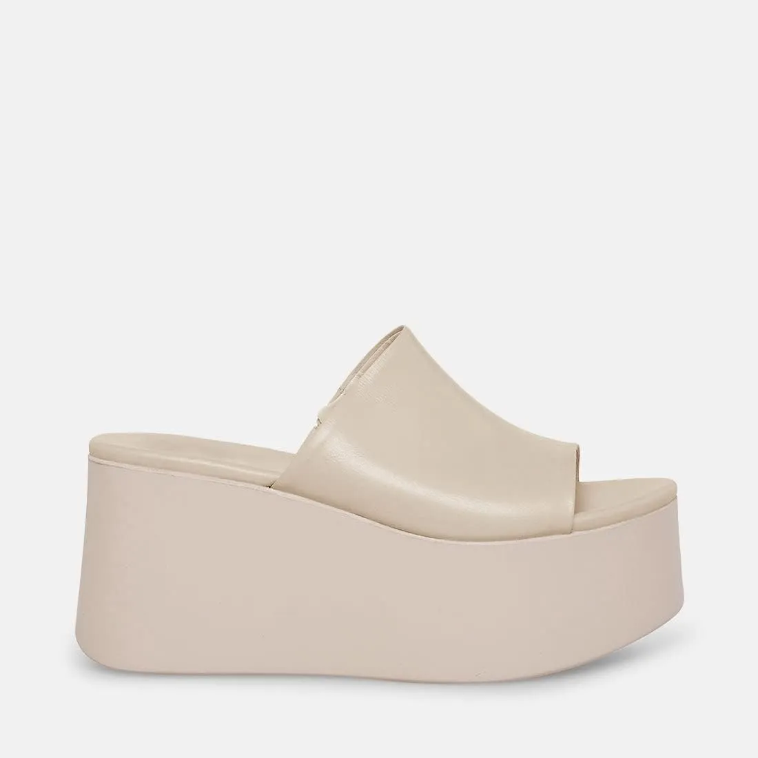 Minshluu Womens Platform Wedge SIides Sandals Open Toe Slip on Lightweight Wedges Sandal