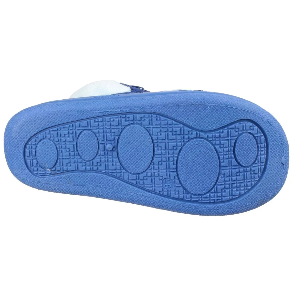 Mirak Safari Zip Up Bootie Slipper Blue