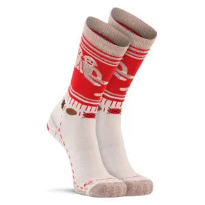 Monkey Friends Ultra-Lightweight Crew: Red / Large