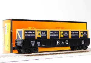 MTH RAILKING Baltimore & Ohio B&O Gondola CAR W/CRATES O Gauge 30-72252