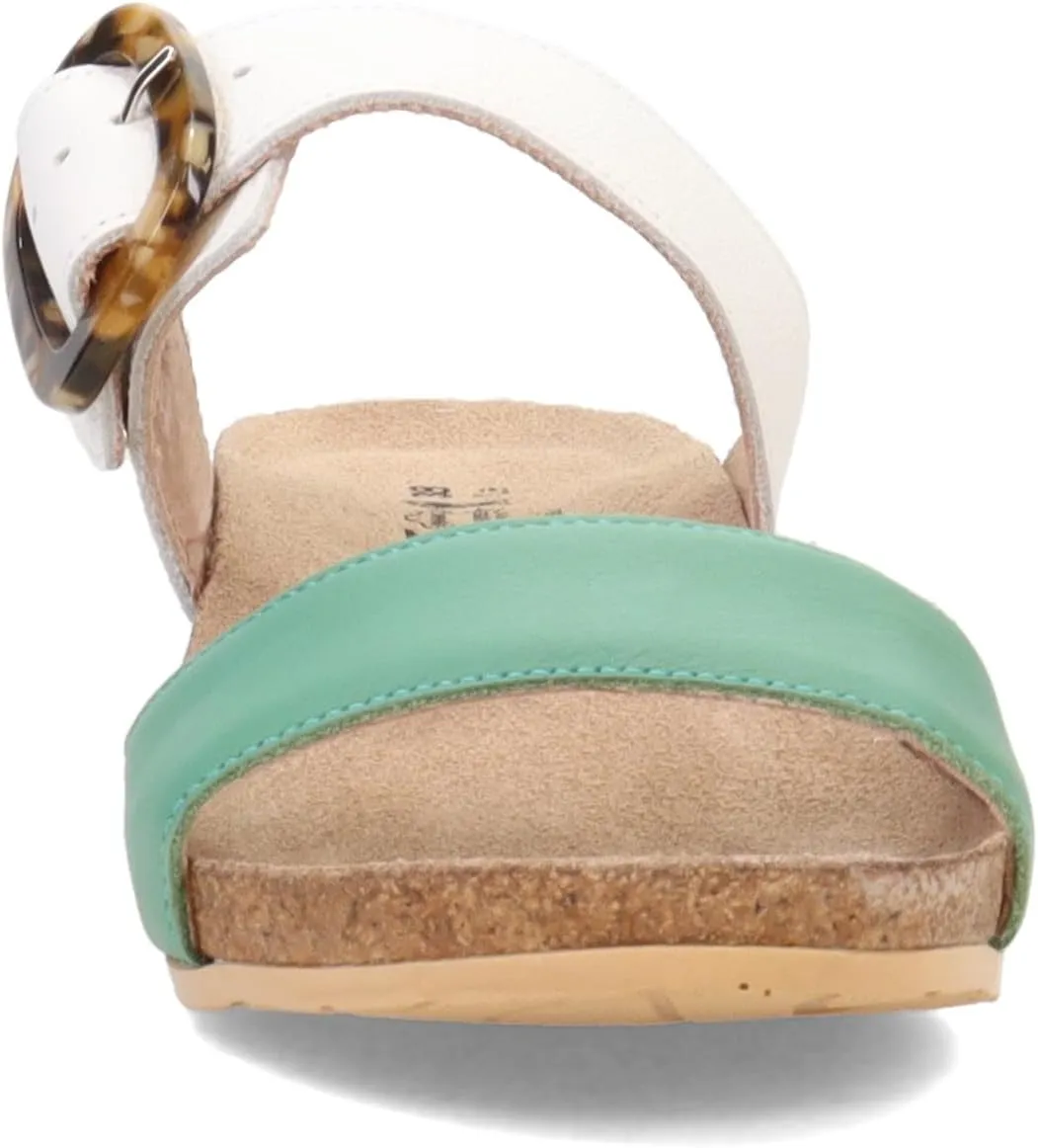 NAOT Footwear Kingdom Women’s Wedge Sandal with Buckle, Cork Footbed, and Arch Support - Adjustable Three-Strap Sandal With Backstrap - Comfort and Support – Lightweight and Perfect for Travel
