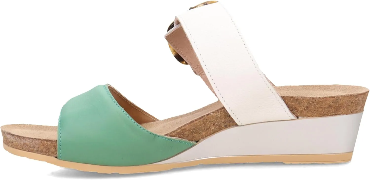 NAOT Footwear Kingdom Women’s Wedge Sandal with Buckle, Cork Footbed, and Arch Support - Adjustable Three-Strap Sandal With Backstrap - Comfort and Support – Lightweight and Perfect for Travel
