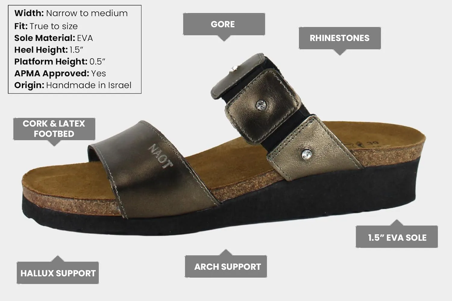 NAOT Footwear Women's Ashley Sandal
