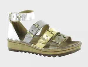 Naot Women's Begonia Pewter Gold