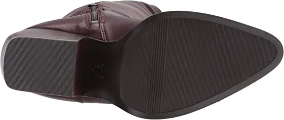 Naturalizer Women's FAE High Shaft Boots Knee, Chocolate Wide Calf, 6.5