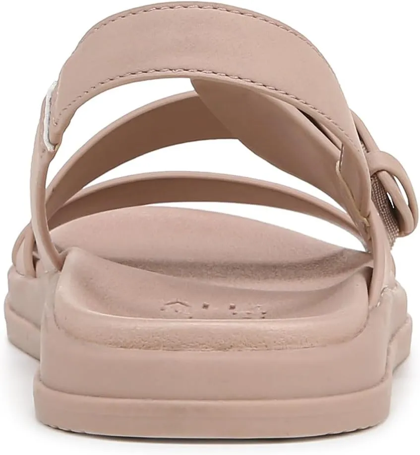 Naturalizer Womens Hope Strappy Slingback Flat Sandal