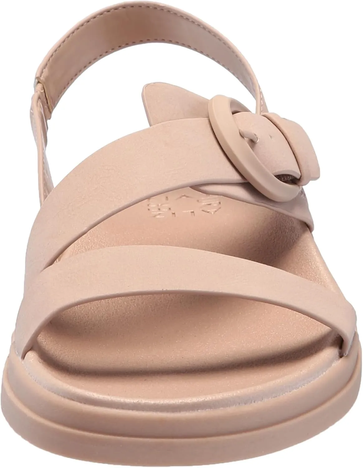 Naturalizer Womens Hope Strappy Slingback Flat Sandal