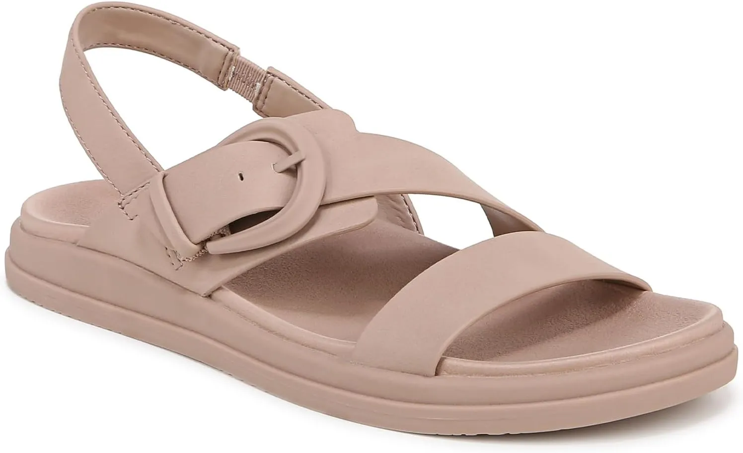 Naturalizer Womens Hope Strappy Slingback Flat Sandal