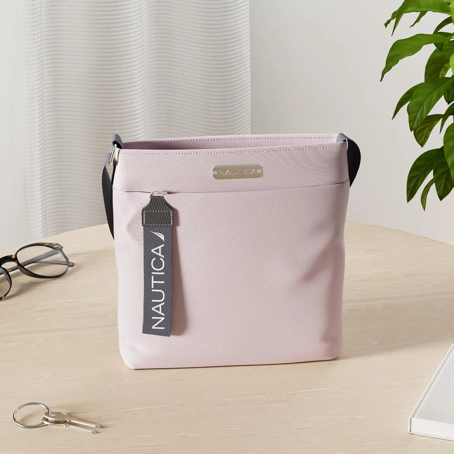 Nautica Diver Nylon Small Women's Crossbody Bag Purse with Adjustable Shoulder Strap