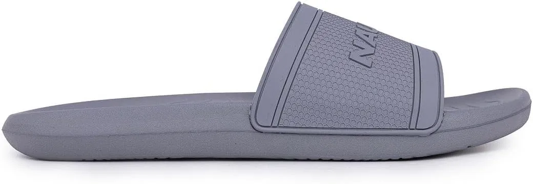 Nautica Men's Open Toe Slide Sandals - Comfortable Indoor & Outdoor Shower Slippers