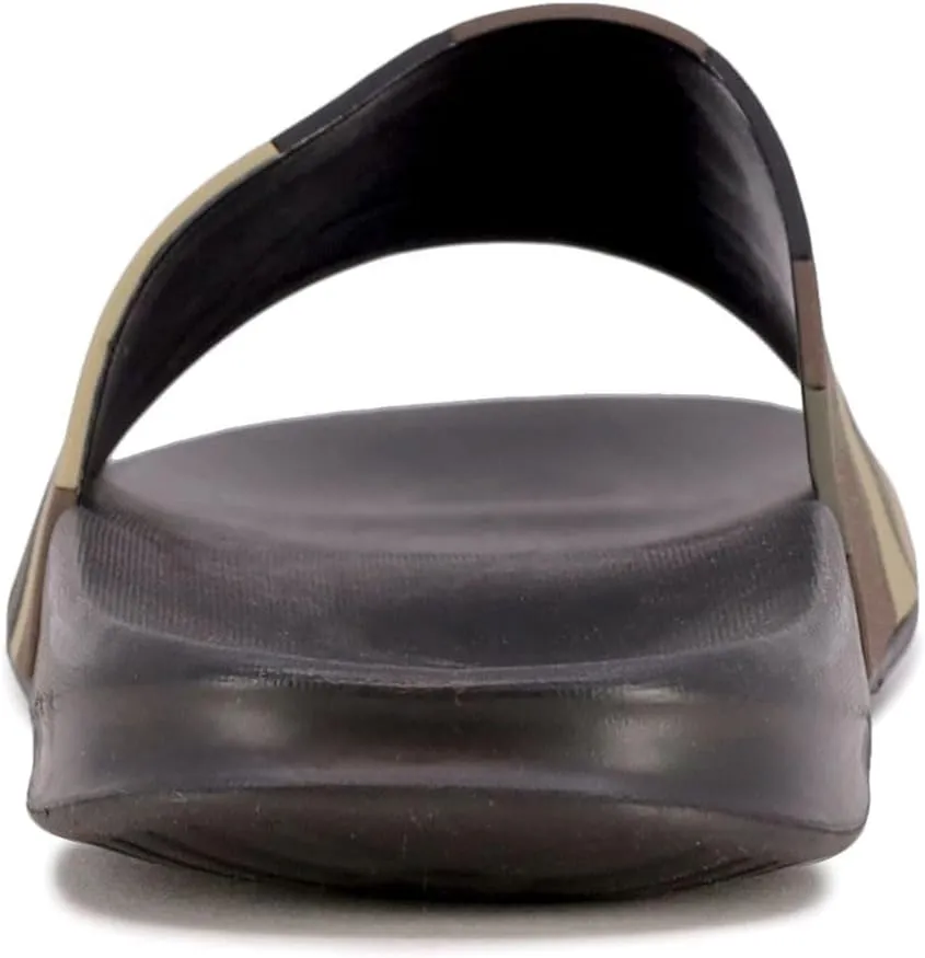 Nautica Men's Open Toe Slide Sandals - Comfortable Indoor & Outdoor Shower Slippers