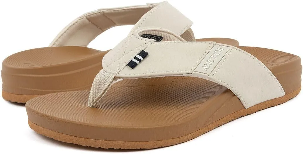 Nautica Women's Thong Strap Sandal – Casual Flip-Flop for Beach, Pool, and Everyday Comfort