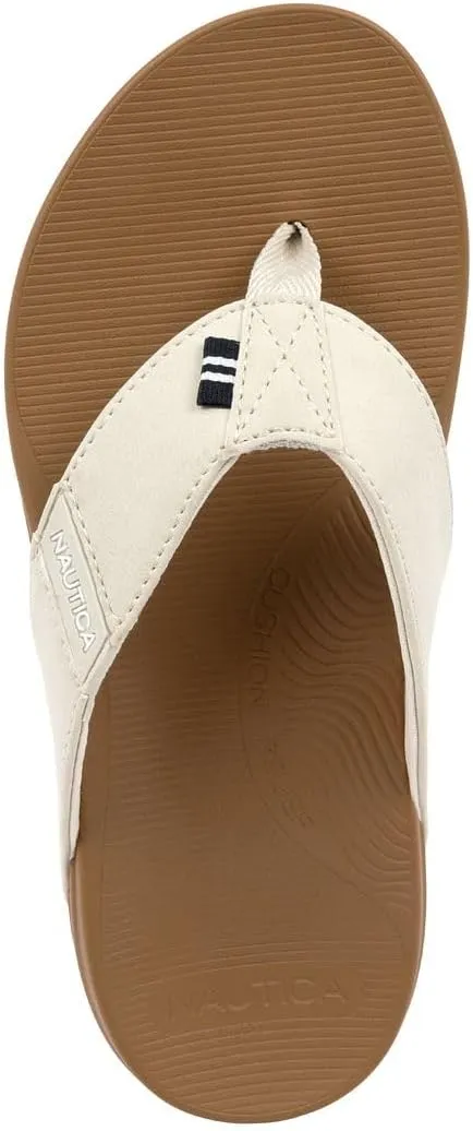 Nautica Women's Thong Strap Sandal – Casual Flip-Flop for Beach, Pool, and Everyday Comfort