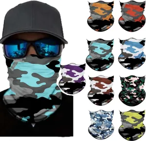 Neck Gaiter Mask,UV Protection Bandana Gator Face Cover Covering Mask,Tube Scarf,Neck Warmer Balaclava,Headband